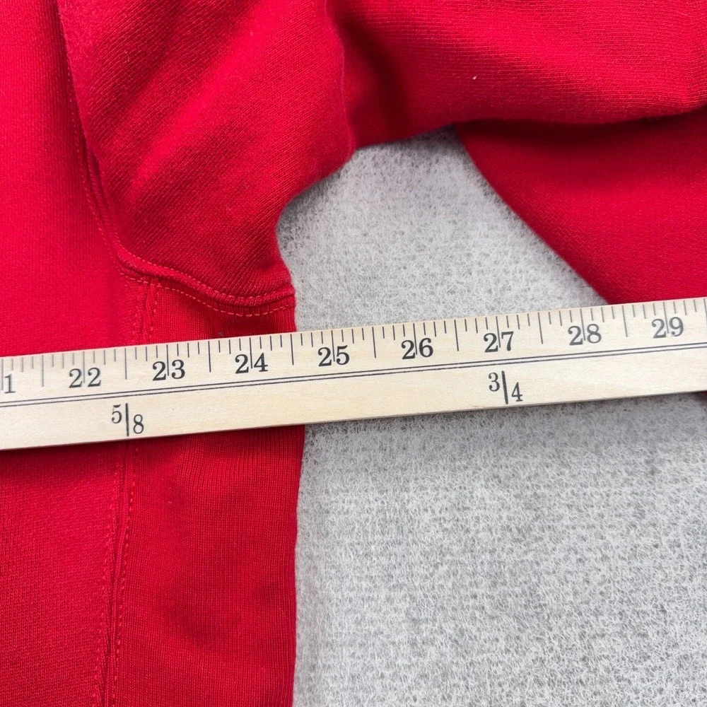 Polo Ralph Lauren Sweatshirt Men XL Red Black Pony Crewneck Sweater Y2K Retro